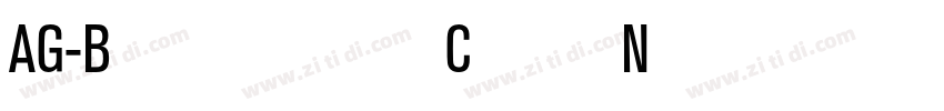 AG-BremenCnd Normal字体转换 AG-BremenCnd Normal字体转换